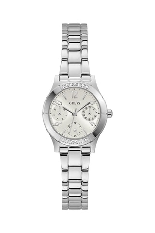 Stalen Quartz Horloge - Zilverkleurig en Wit