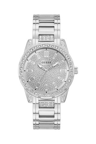 Stalen Quartz Horloge Zilverkleurig