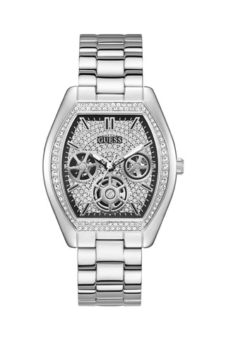 Stalen Quartz Horloge Zilverkleurig