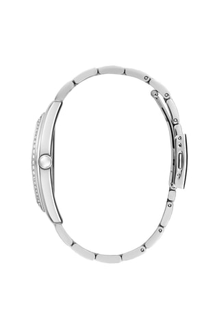 Stalen Quartz Horloge Zilverkleurig