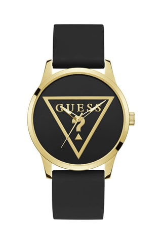 Siliconen Quartz Horloge - Zwart en Goudkleurig