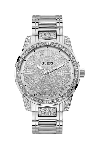 Stalen Quartz Horloge Zilverkleurig