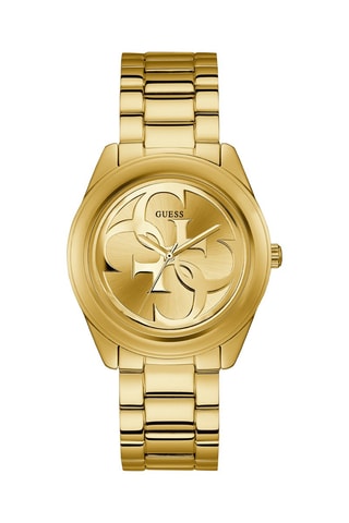 Stalen Quartz Horloge  Goudkleurig