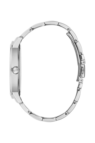 Stalen Quartz Horloge Zilverkleurig