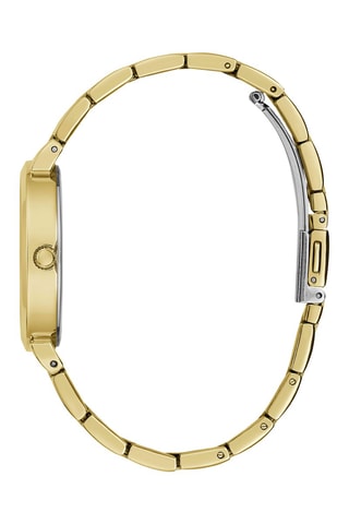 Stalen Quartz Horloge - Goudkleurig