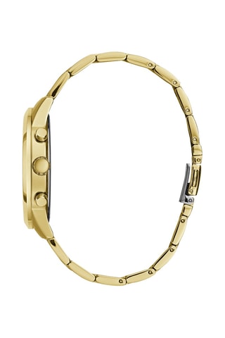 Stalen Quartz Horloge Goudkleurig