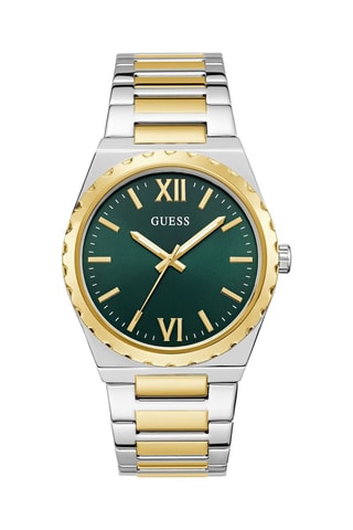 Stalen Quartz Horloge - Zilverkleurig en Goudkleurig