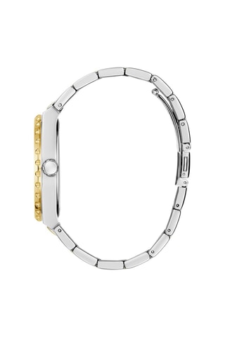 Stalen Quartz Horloge - Zilverkleurig en Goudkleurig