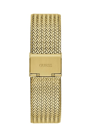 Stalen Quartz Horloge Goudkleurig