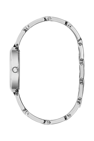 Stalen Quartz Horloge - Zilverkleurig