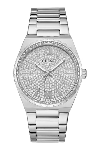 Stalen Quartz Horloge - Zilverkleurig