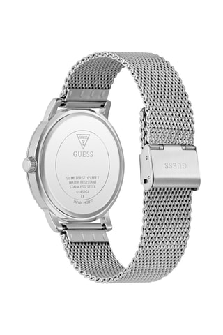 Stalen Quartz Horloge - Zilverkleurig en Groen