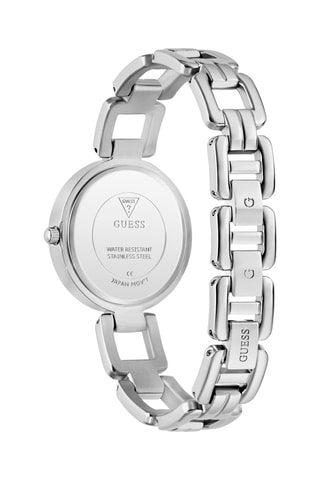 Stalen Quartz Horloge - Zilverkleurig en Blauw