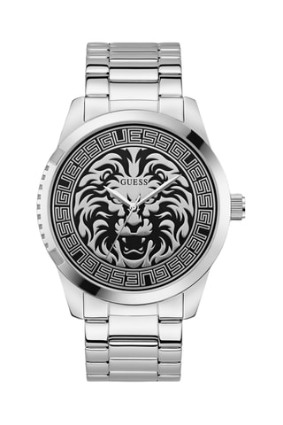 Stalen Quartz Horloge - Zilverkleurig en Zwart