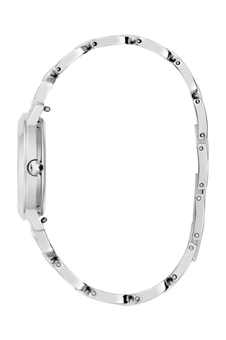 Stalen Quartz Horloge - Zilverkleurig en Roségoudkleurig