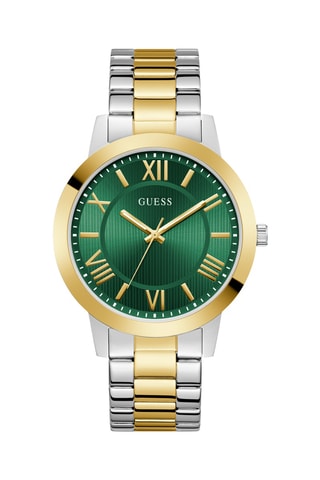 Stalen Quartz Horloge - Zilverkleurig en Goudkleurig