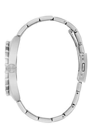 Stalen Quartz Horloge - Zilverkleurig en Zwart