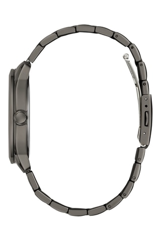 Stalen Quartz Horloge - Grijs