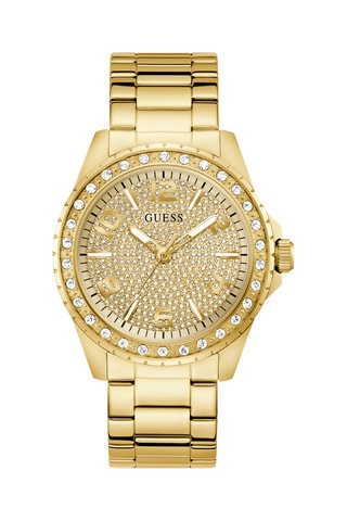 Stalen Quartz Horloge - Goudkleurig