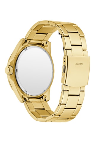 Stalen Quartz Horloge - Goudkleurig