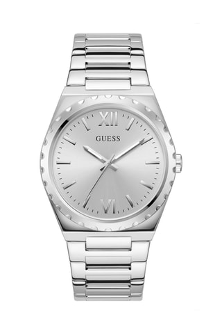 Stalen Quartz Horloge Zilverkleurig