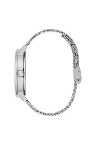 Stalen Quartz Horloge - Zilverkleurig