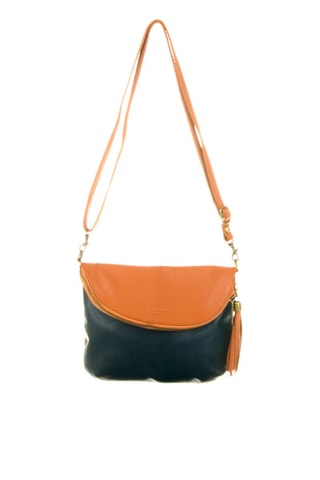 Sac bandoulière en cuir Ancona - Marron