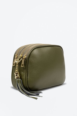 Sac bandoulière en cuir - Vert