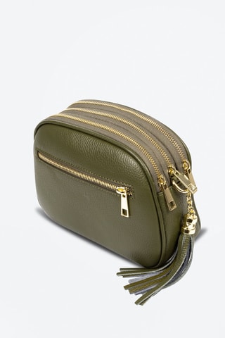 Sac bandoulière en cuir - Vert