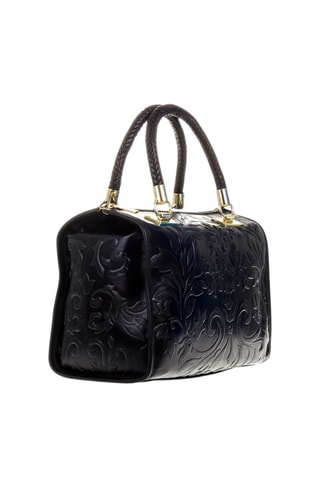 Sac à main en cuir Faenza - Noir