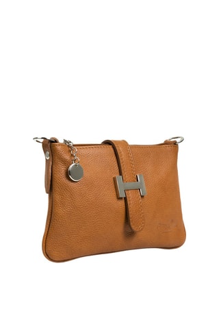 Sac bandoulière en cuir Allerona - Marron