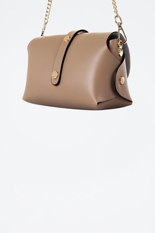 Sac bandoulière en cuir - Marron