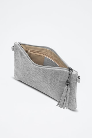 Sac bandoulière en nubuck - Gris