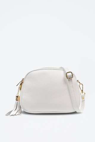 Sac bandoulière en nubuck Aliminusa - Blanc