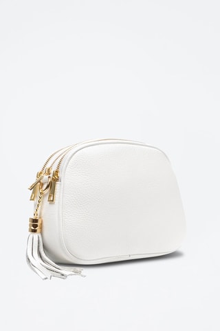 Sac bandoulière en nubuck Aliminusa - Blanc