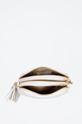 Sac bandoulière en nubuck Aliminusa - Blanc