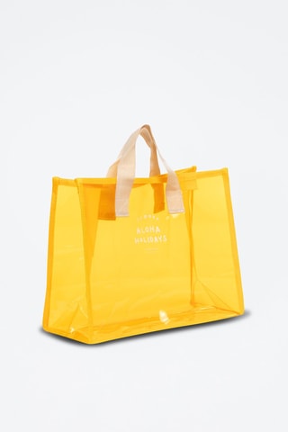 Cabas Zeme - Jaune et beige