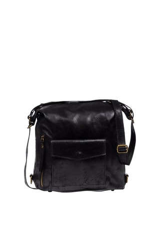 Mochila em couro Preto - 