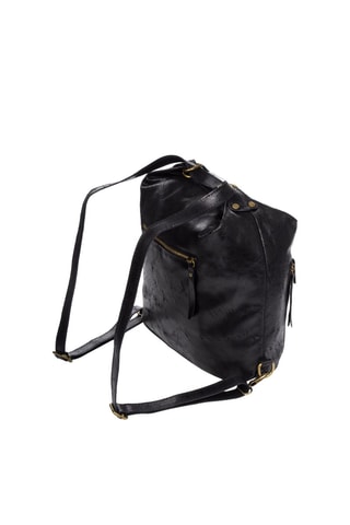 Mochila em couro Preto - 