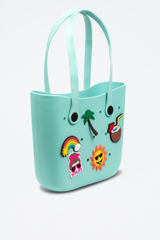 Sac porté épaule  Libelulla - Jaune, marron, orange et vert