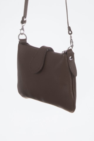 Sac bandoulière en cuir - Marron