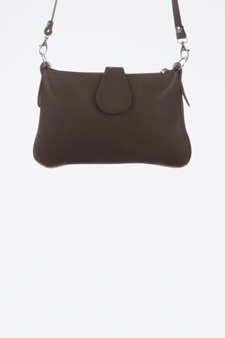 Sac bandoulière en cuir - Marron