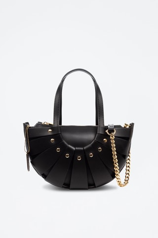 Sac à main en cuir Aquara - Noir