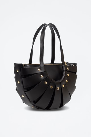 Sac à main en cuir Aquara - Noir