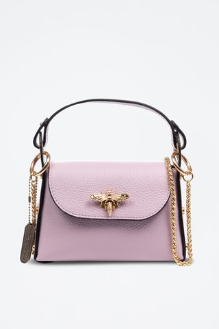 Sac à main en cuir - Violet