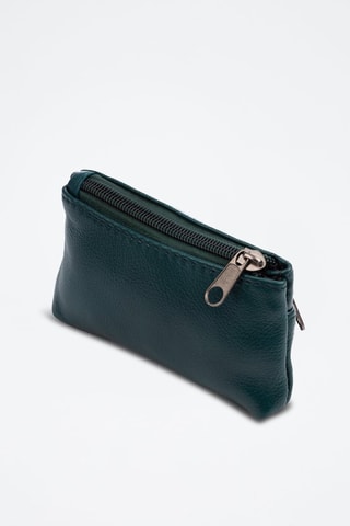 Porte-monnaie en cuir Atrani - Turquoise