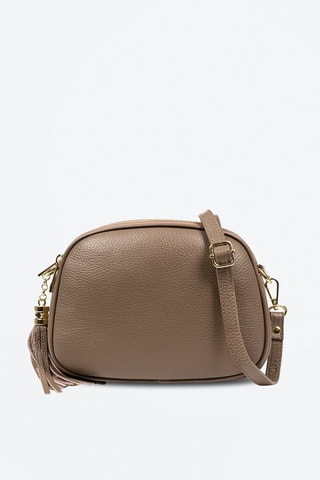 Sac bandoulière en cuir Aliminusa - Marron