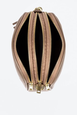 Sac bandoulière en cuir Aliminusa - Marron