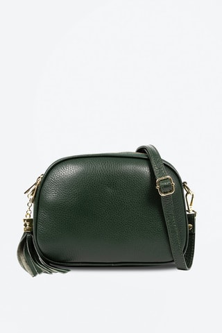 Sac bandoulière en cuir - Vert