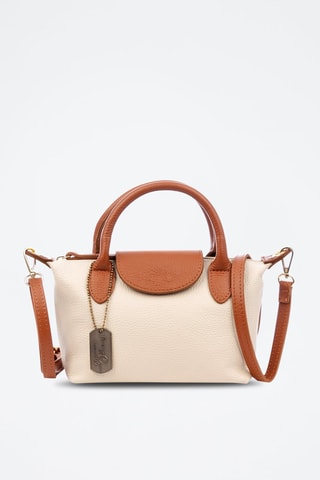 Sac à main en cuir - Beige